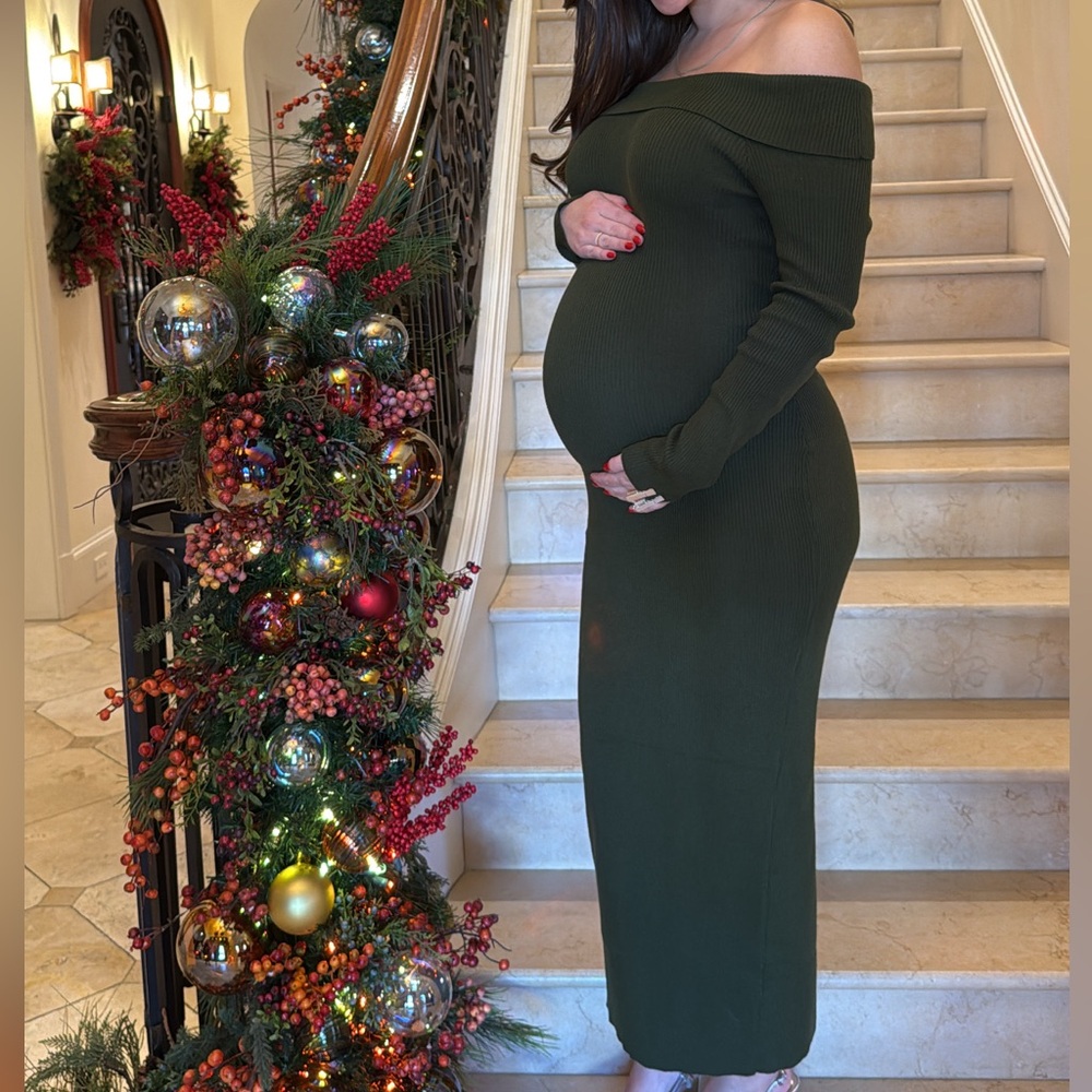 Long Sleeve Off Shoulder Sweater Dress